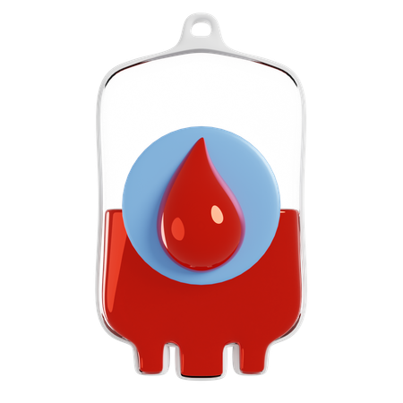 Blood Bag  3D Icon