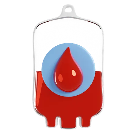 Blood Bag  3D Icon