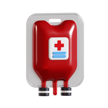 Blood Bag  3D Icon