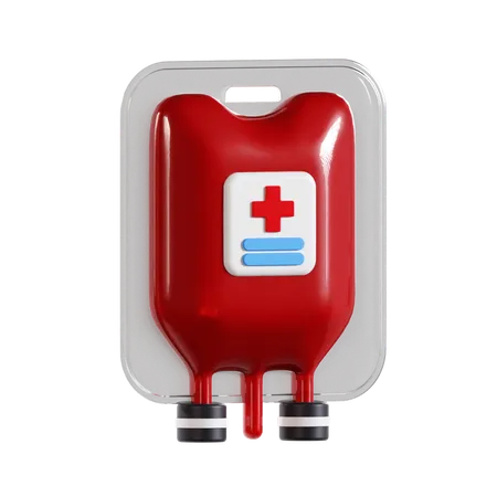 Blood Bag  3D Icon