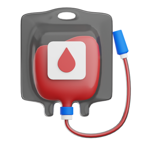 Blood Bag  3D Icon