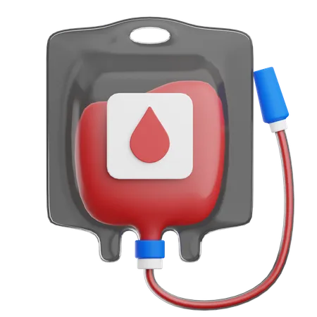 Blood Bag  3D Icon