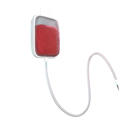 Blood Bag  3D Icon