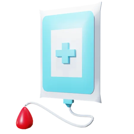 Blood Bag  3D Icon