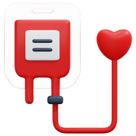 Blood Bag  3D Icon