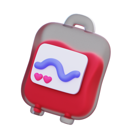 Blood Bag  3D Icon