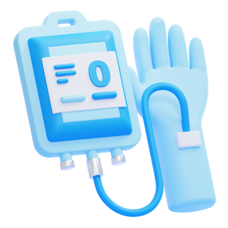 Blood Bag  3D Icon