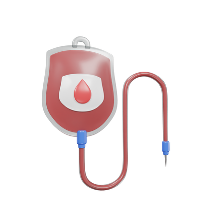 Blood Bag  3D Icon