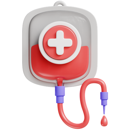 Blood bag  3D Icon