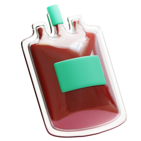 BLOOD BAG  3D Icon