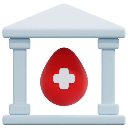 Blood Bank  3D Icon