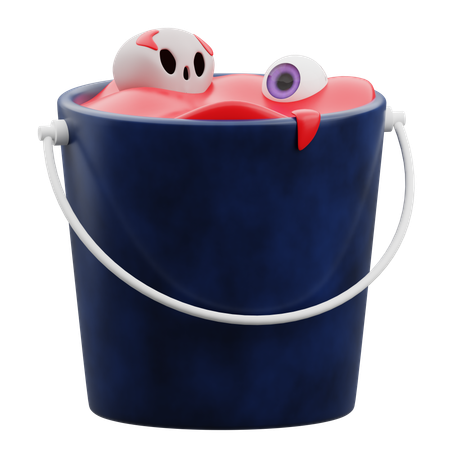 Blood Bucket  3D Icon