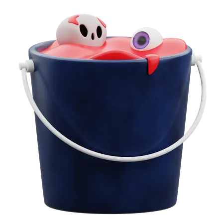 Blood Bucket  3D Icon