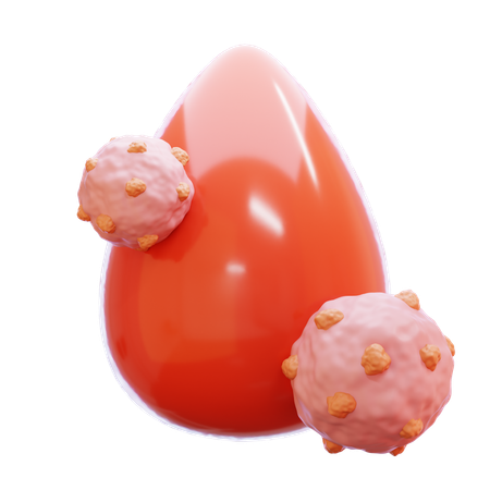 Blood Cancer  3D Icon