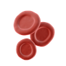 3d red blood cells emoji