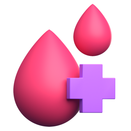 Blood Donate  3D Icon