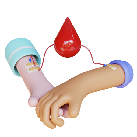 Blood Donate  3D Illustration