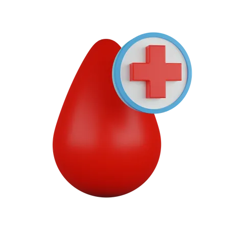 Blood Donate 3 D Icon Contain PNG BLEND GLTF And OBJ Files 3D Icon