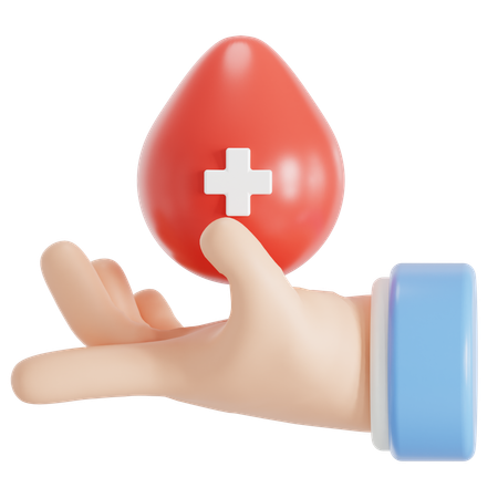 Blood donation  3D Icon