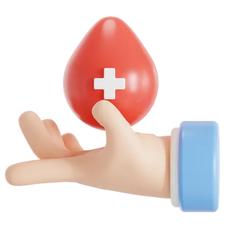 Blood donation  3D Icon