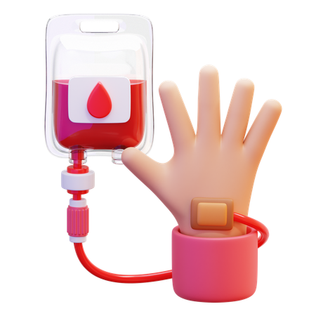 Blood donation  3D Icon