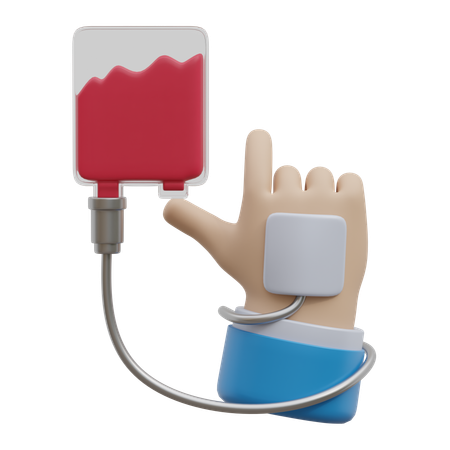 Blood Donation  3D Icon