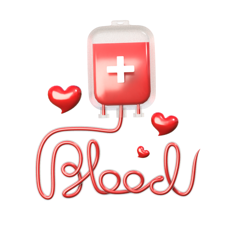 Blood Donation  3D Icon