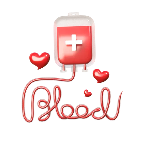 Blood Donation  3D Icon