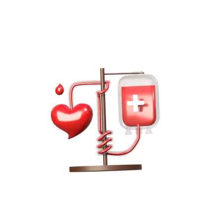 Blood Donation  3D Icon