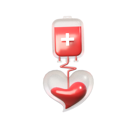 Blood Donation  3D Icon