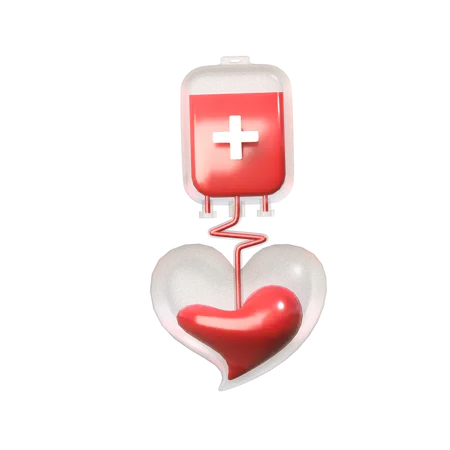 Blood Donation  3D Icon