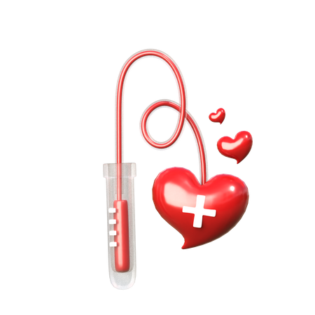 Blood Donation  3D Icon