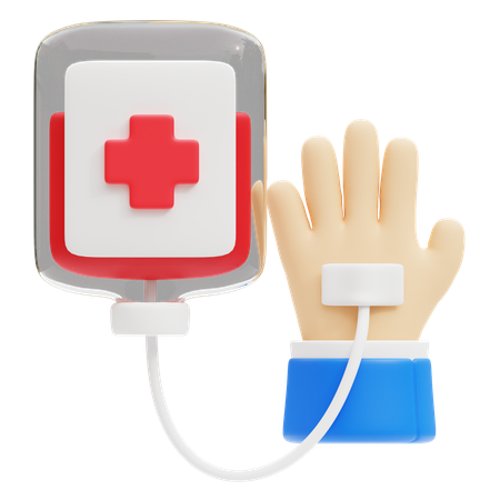 Blood Donation  3D Icon