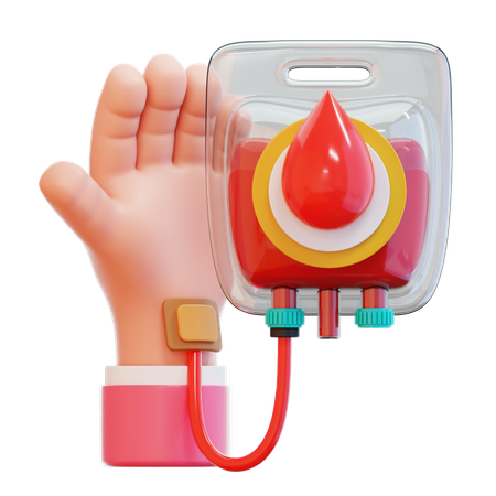 Blood donation  3D Icon