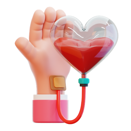 Blood donation  3D Icon