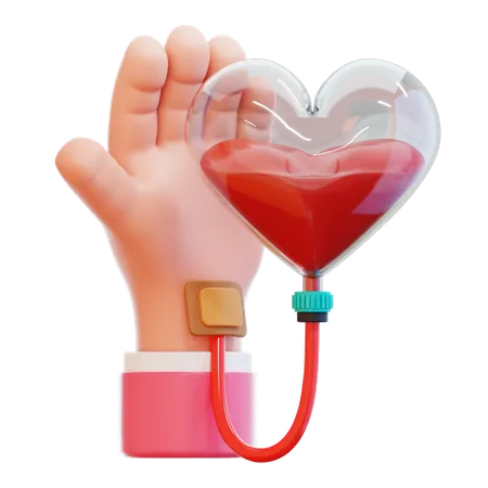 Blood donation  3D Icon