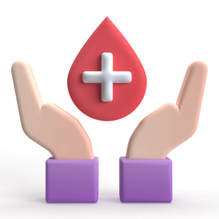 Blood Donation  3D Icon