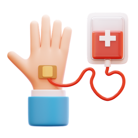 Blood Donation  3D Icon