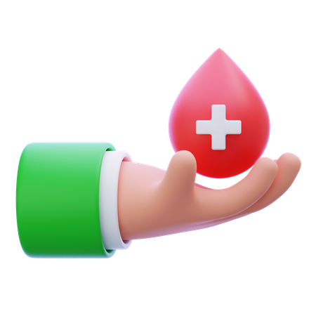 Blood Donation  3D Icon