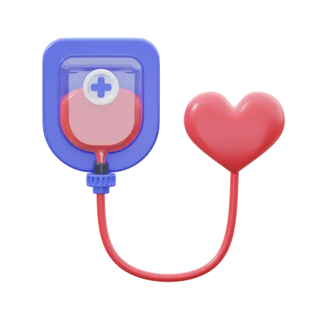 Blood Donation  3D Icon