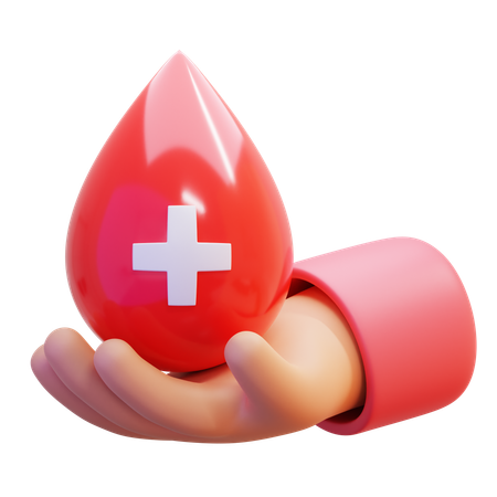 Blood donation  3D Icon