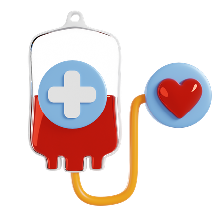 Blood Donation  3D Icon