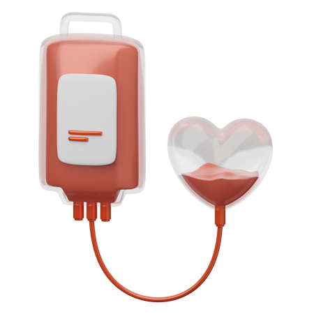 Blood Donation  3D Icon