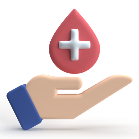 Blood Donation  3D Icon