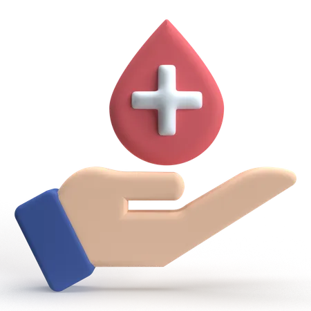Blood Donation  3D Icon