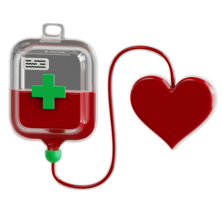 Blood Donation  3D Icon