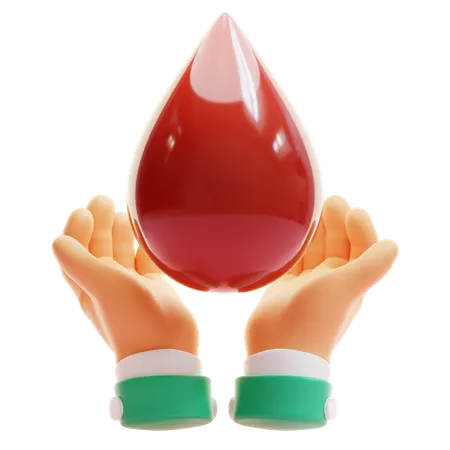 BLOOD DONATION  3D Icon