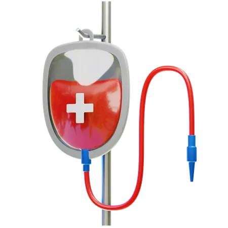 Blood Donation  3D Illustration