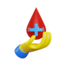 3d blood camp emoji
