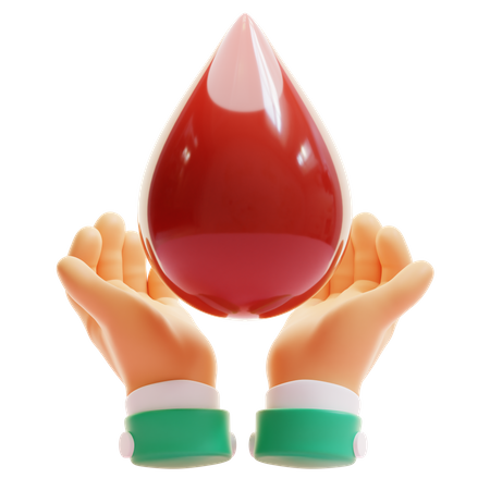 BLOOD DONATION  3D Icon